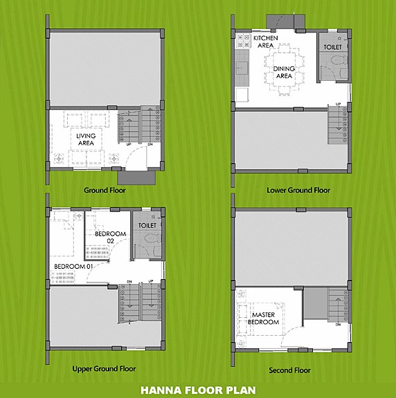 Hanna Floor Plan House and Lot in Trece Martires